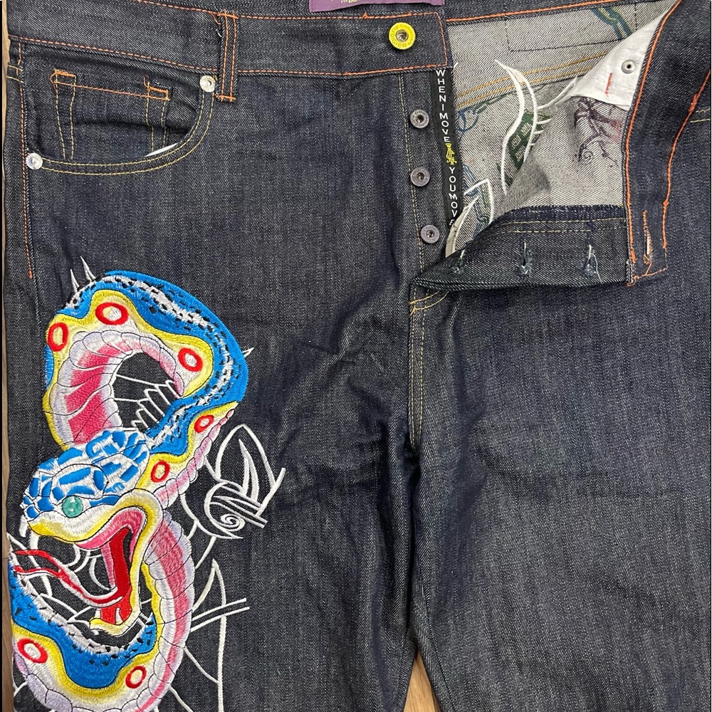 Men’s Christian Audigier Denim Jeans 40x34